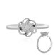 Anello in argento con Diamante I4 (J)