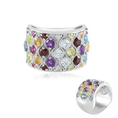 Edelstein-Silberring