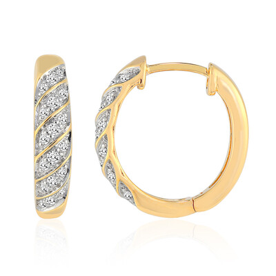 Orecchini in oro con Diamante SI1 (G) (Annette)