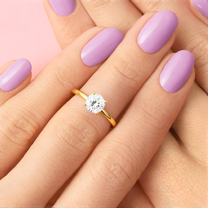 Weißer Topas-Silberring