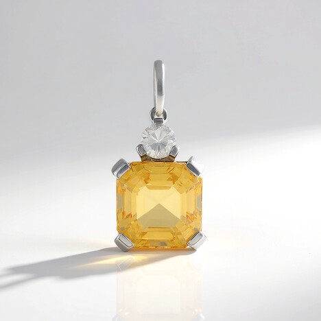 Ciondolo in argento con Citrino (de Melo Essence)