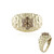 Gouden ring met I1 Champagne diamanten (de Melo)