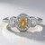 Anello in argento con Granato Imperiale