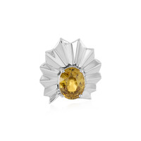 Ciondolo in argento con Zircone Giallo (SAELOCANA)