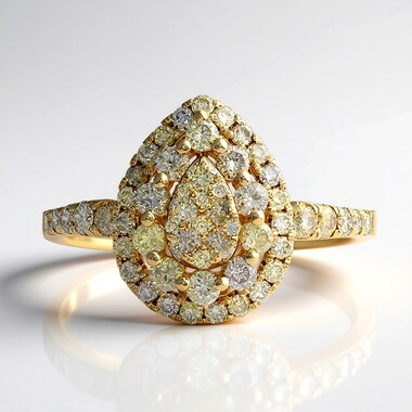 Bague en or et Diamant fancy SI2 (CIRARI)
