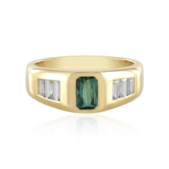 Bague en argent et Tourmaline verte de Benedito (Adela Silber)