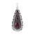 Ciondolo in argento con Turchese Mohave Kingman Viola con Rame (Faszination Türkis)