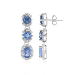 Orecchini in argento con Fluorite Cangiante