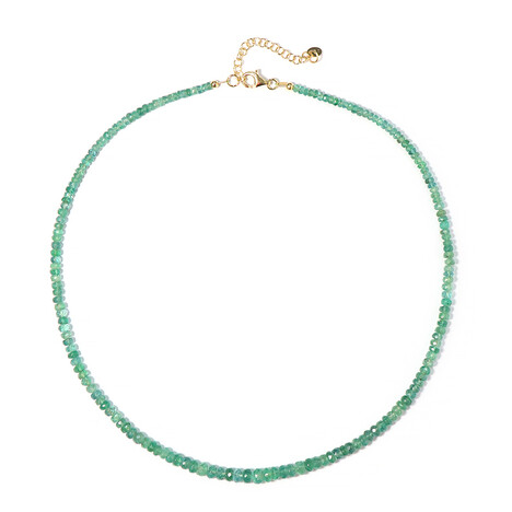Sambia-Smaragd-Silberhalskette