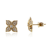 Gouden oorbellen met SI2 (H) Diamanten (CIRARI)