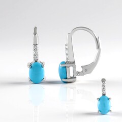 Parure in argento con Turchese Sleeping Beauty (Faszination Türkis)