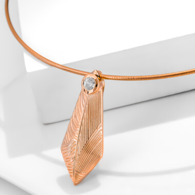 Ciondolo in argento con Zircone (MONOSONO COLLECTION)