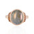 Kupferfarbener Maniry-Labradorit-Silberring (KM by Juwelo)