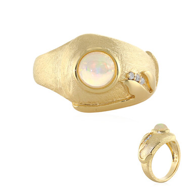 Welo-Opal-Silberring (MONOSONO COLLECTION)
