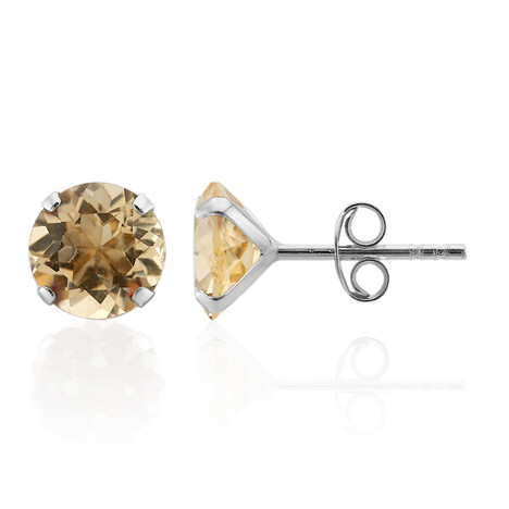 Citrin-Silberohrringe