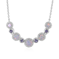 Collier en argent et Opale Welo