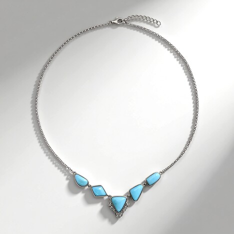 Collana in argento con Larimar