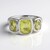 Anello in argento con Quarzo Ouro Verde