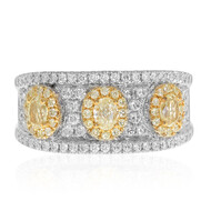Gelber SI2 Brillant-Goldring (CIRARI)
