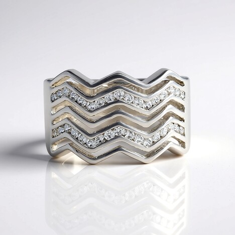 Anello in argento con Zircone (de Melo Essence)