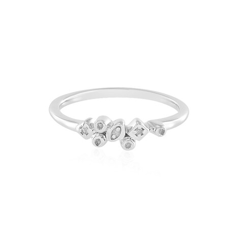 I2 (I) Diamant-Silberring