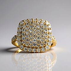 Anello in oro con Diamante I1 (I) 