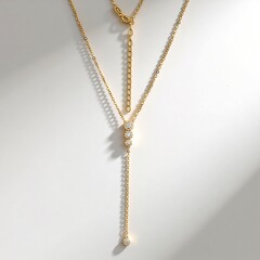 Collana in argento con Zircone