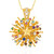 Citrine Silver Necklace (Gems en Vogue)