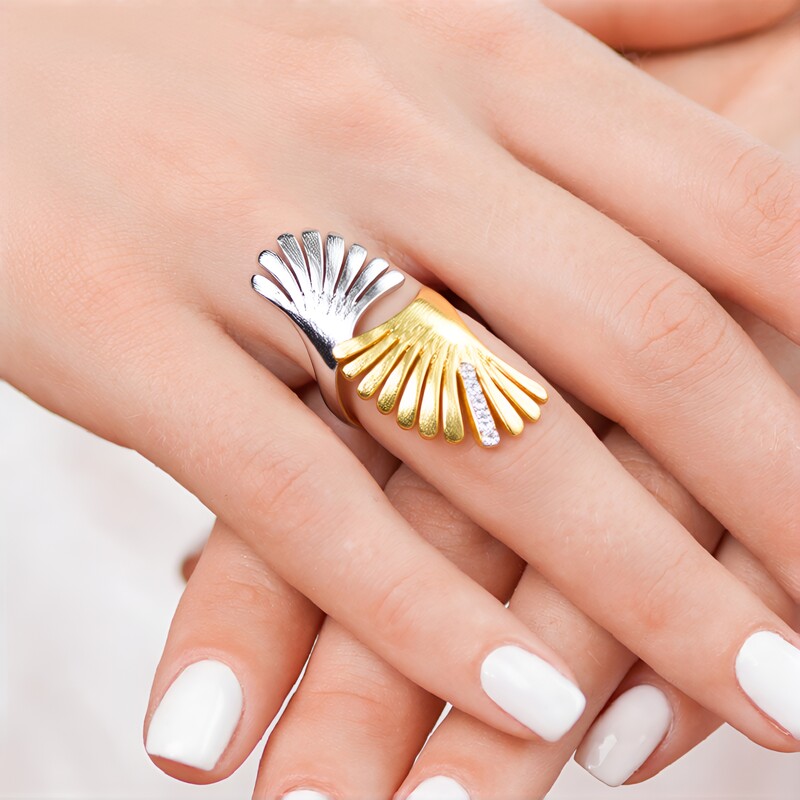 Anello in argento con Zircone (TPC)