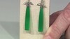 Pendientes en plata con Calcedonia verde (KM by Juwelo)