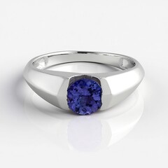 Anello in argento con Tanzanite (de Melo)