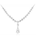 Collar en plata con Topacio blanco