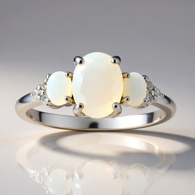 Welo-Opal-Silberring