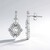 Orecchini in argento con Zaffiro Bianco
