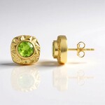 Orecchini in argento con Peridoto (de Melo Essence)