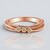 Anello in oro con Diamante Rose de France SI1 di Argyle (Annette)
