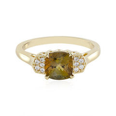 Anello in oro con Tanzanite Gialla (non riscaldata) (Adela Gold)