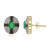 Pendientes en oro con Esmeralda de Brasil (Adela Gold)