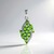 Ciondolo in argento con Diopside Russo