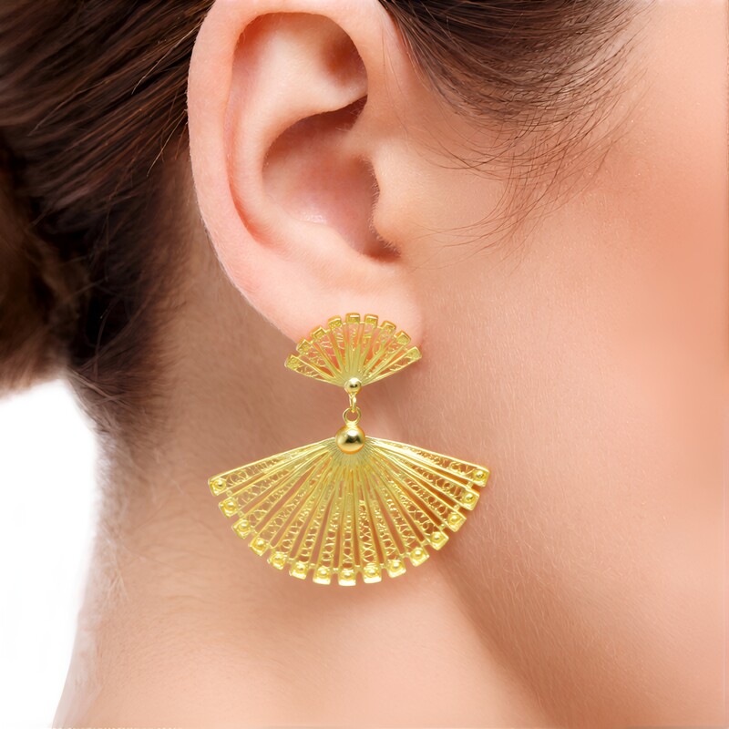 Boucles d'oreilles en argent (Joias do Paraíso)