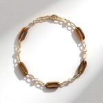 Bracciale in oro con Occhio di Tigre (CIRARI)