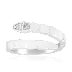 I1 (G) Diamond Silver Ring (Annette)
