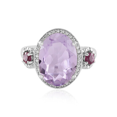 Lavendel-Amethyst-Silberring