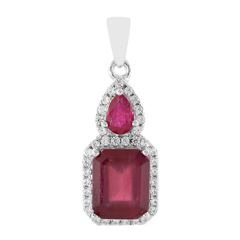 Madagascar Ruby Silver Pendant