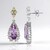 Orecchini in argento con Quarzo Lavanda (Dallas Prince Designs)