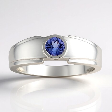 Anello in argento con Tanzanite (Pallanova)