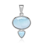 Larimar-Silberanhänger