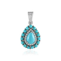 Ciondolo in argento con Turchese Sleeping Beauty