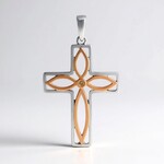Ciondolo in argento con Diamante Argyle Rose de France I1 (Annette)