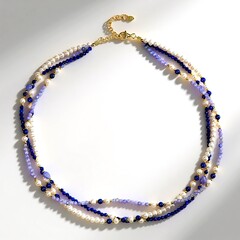 Collana in argento con Tanzanite